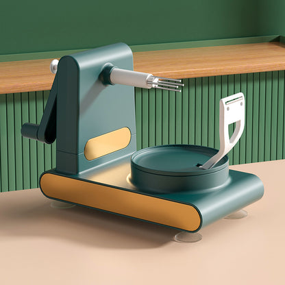 Hand-Crank Multifunctional Peeler, Corer & Slicer