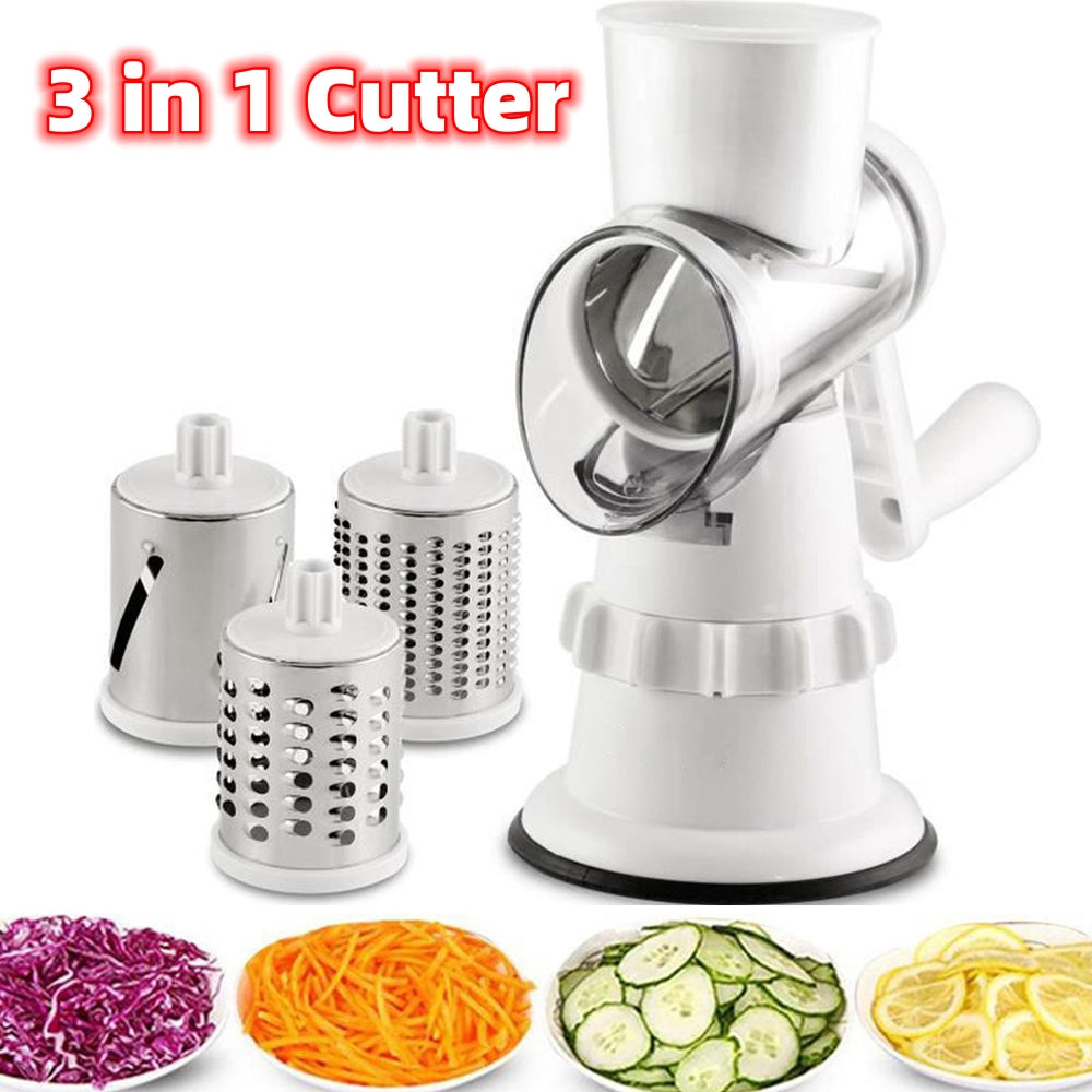 3-in-1 Vegetable Slicer & Chopper