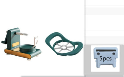 Hand-Crank Multifunctional Peeler, Corer & Slicer