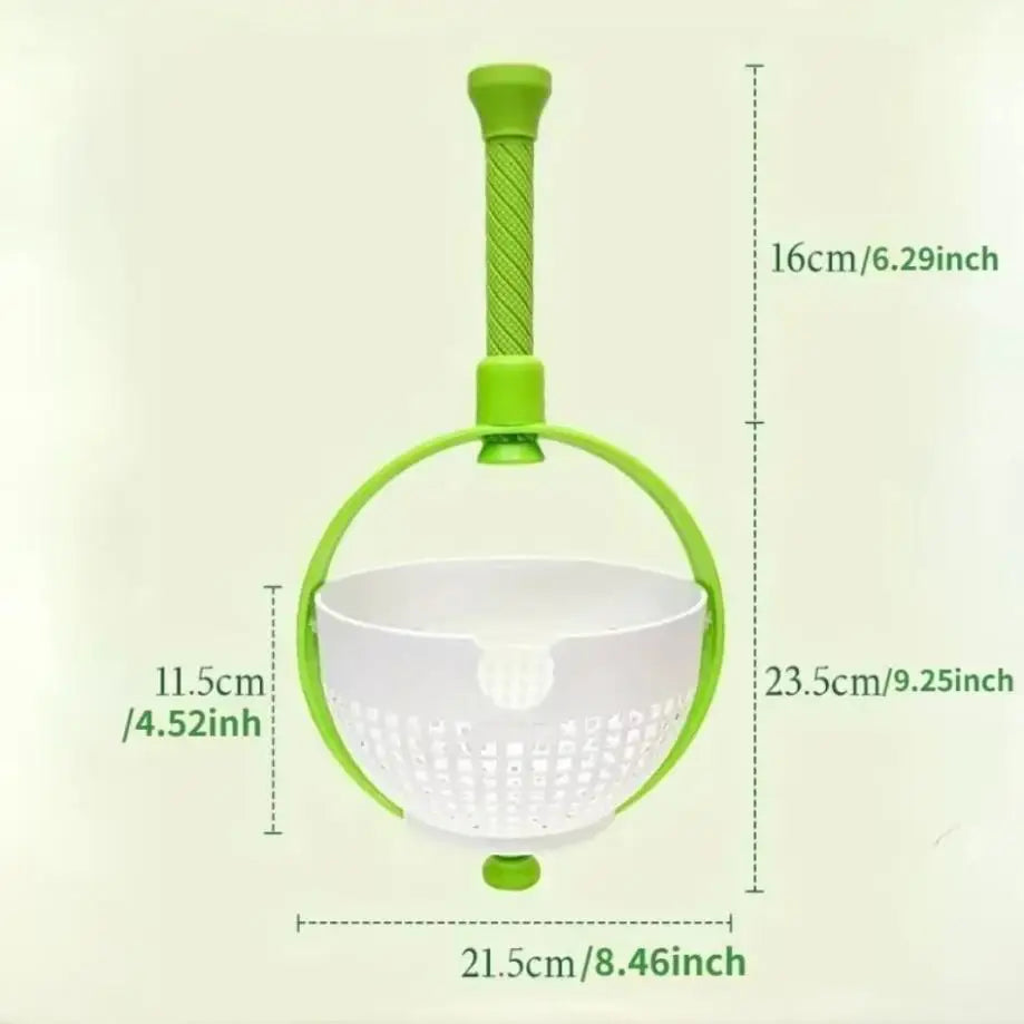 Rotating Salad Spinner & Drain Basket