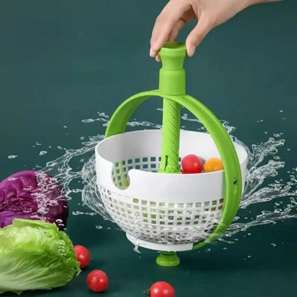 Rotating Salad Spinner & Drain Basket