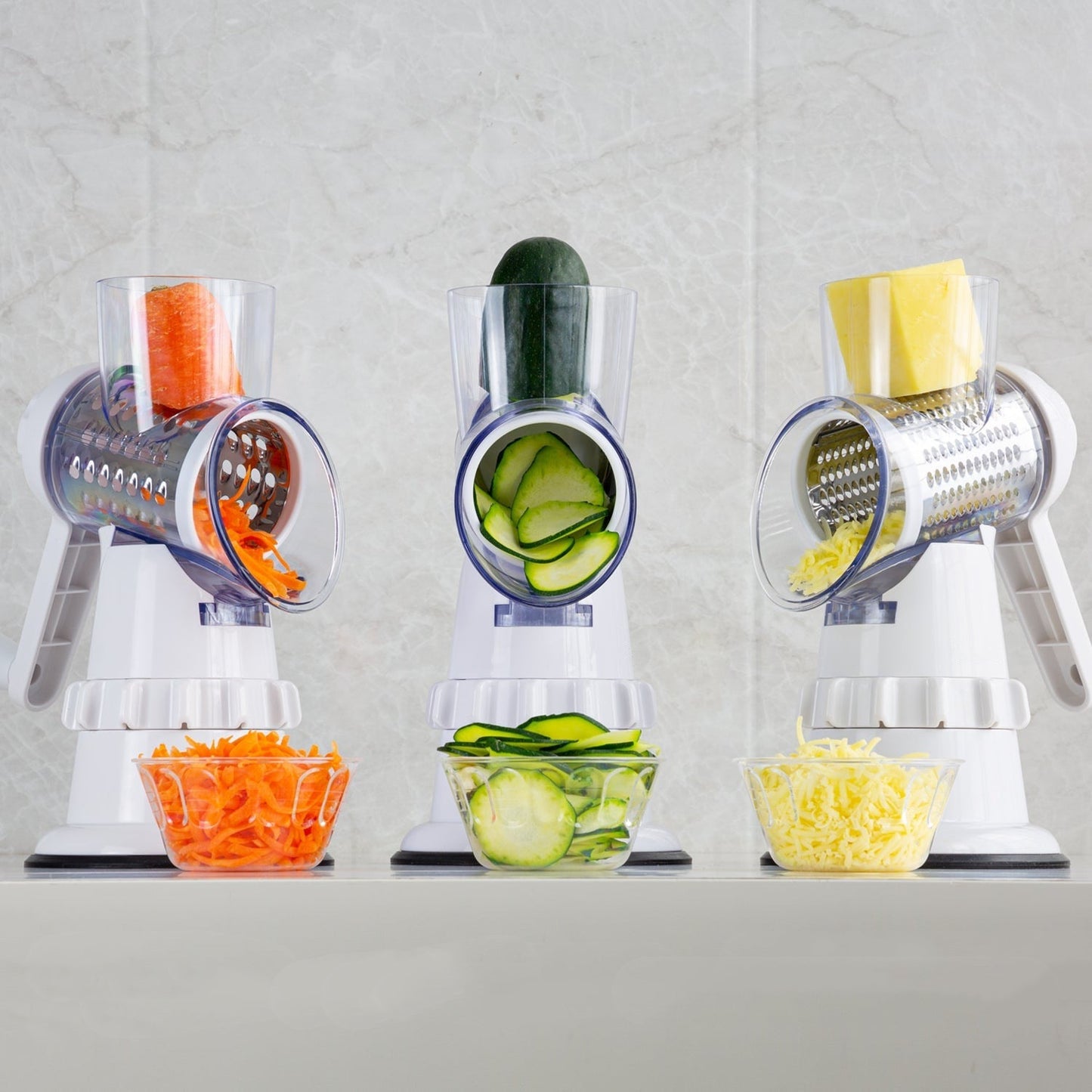 3-in-1 Vegetable Slicer & Chopper