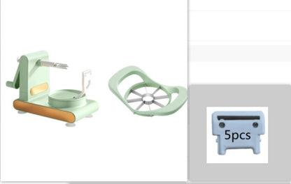 Hand-Crank Multifunctional Peeler, Corer & Slicer